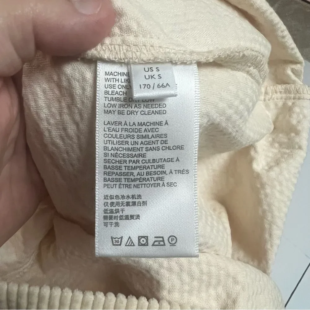 Urban Outfitters Cream Corduroy Skirt, Size Small - Picture 4 of 5